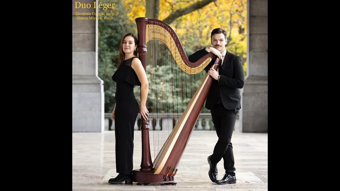 Duo Léger in concert, harp and tenor