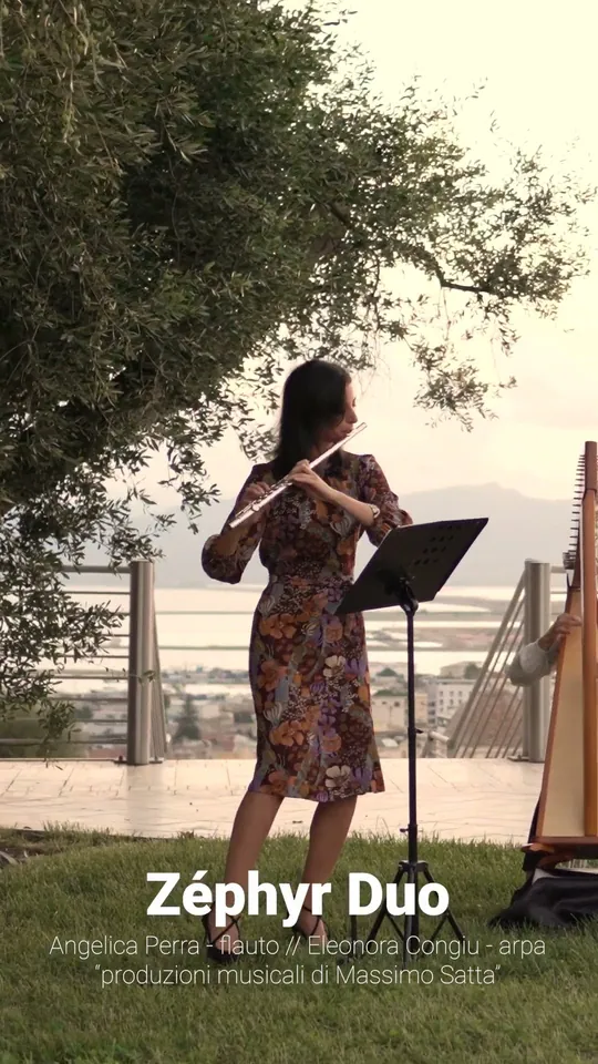 Vertical clip of Haru no Umi for harp and flute